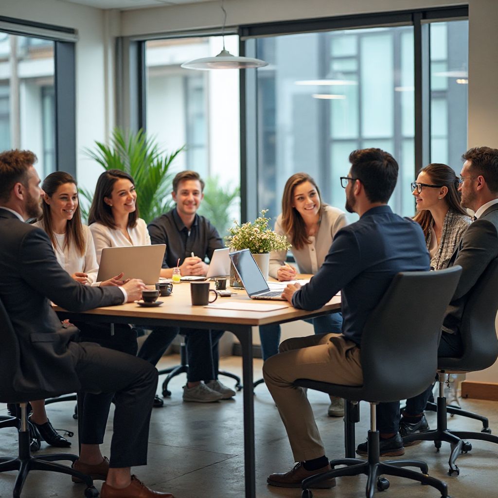 Corporate workshop session